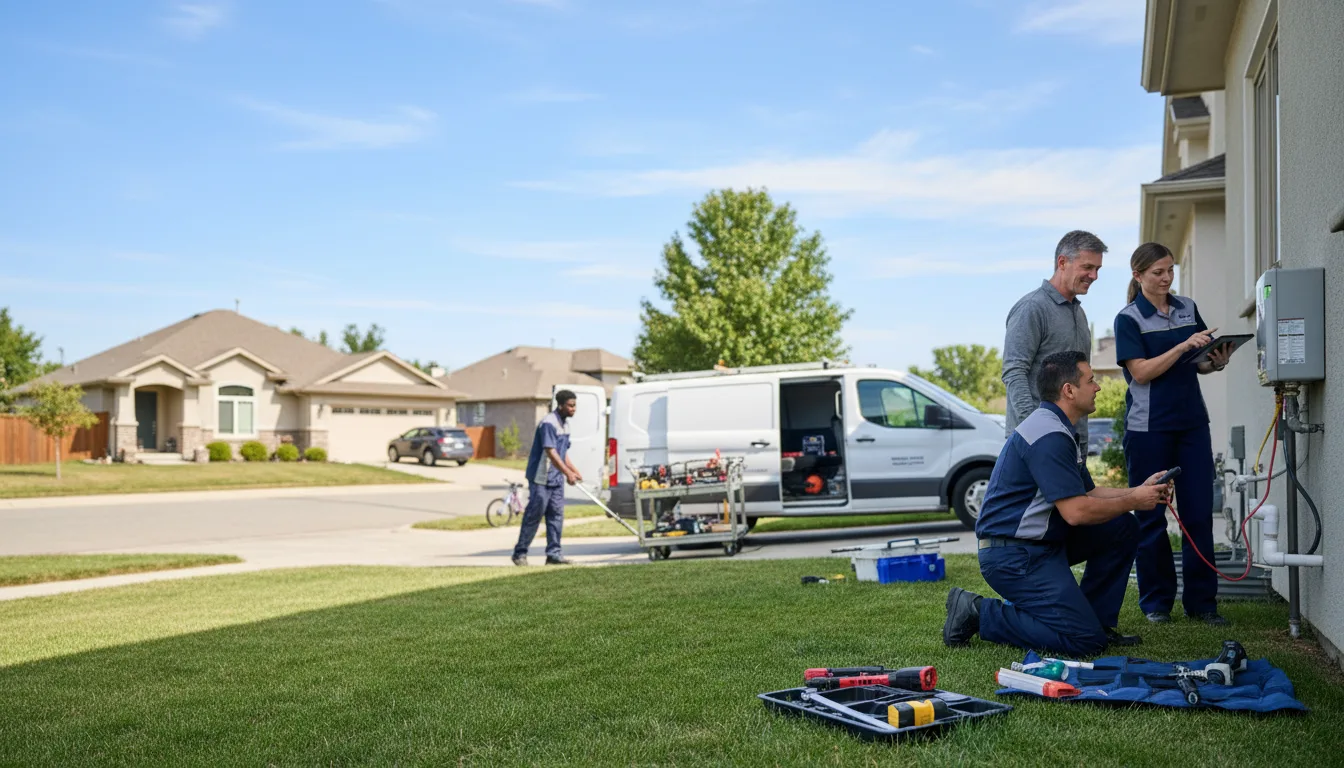 Tankless water heater service in Quitman, TX